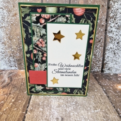 Weihnachtskarte Beeren Weihnachten 