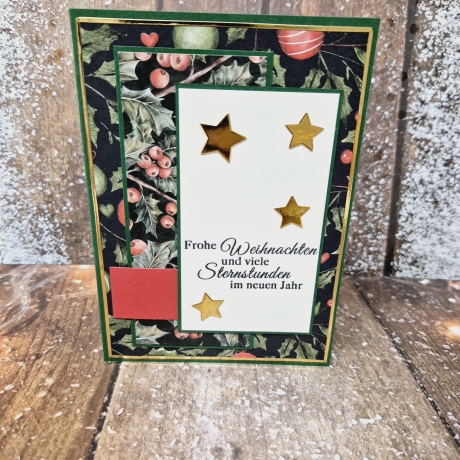 Weihnachtskarte Beeren Weihnachten 