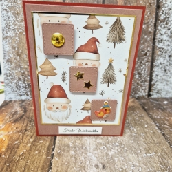 Weihnachtskarte Weihnachtsmann Weihnachten