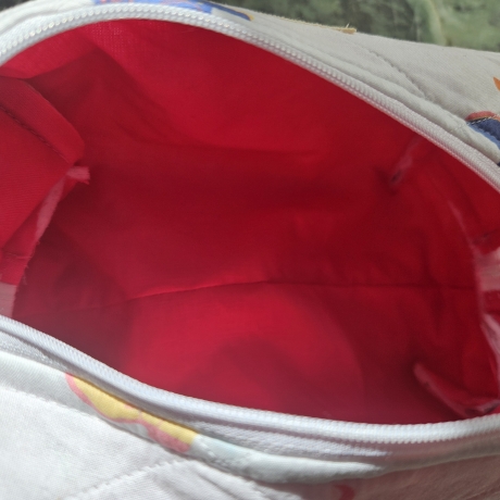 Kosmetiktasche Pippa Texas Cowgirl weiß