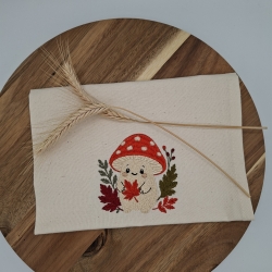 Küchenhandtuch Geschirrtuch Pilz Herbst