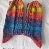 Socken - Gr.40/41- handgestrickt - bunt - Streifen
