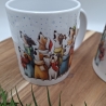 Keramiktasse Hunde Weihnachten 