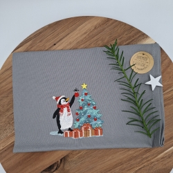 Küchenhandtuch Geschirrtuch Hase Weihnachten 