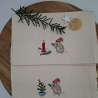 Küchenhandtuch Geschirrtuch Maus Weihnachten 