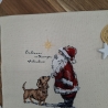 Küchenhandtuch Geschirrtuch Weihnachtsmann 