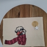 Küchenhandtuch Geschirrtuch Strauß Winter