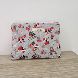Kosmetiktasche Mila small Dackel XMas