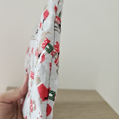 Kosmetiktasche Mila small Dackel XMas