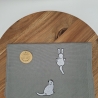 Küchenhandtuch Geschirrtuch Katzen