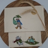 Küchenhandtuch Geschirrtuch Mäuse Herbst Kürbis 