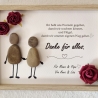 Steinbild für Mama & Papa – Geschenk von den Kindern