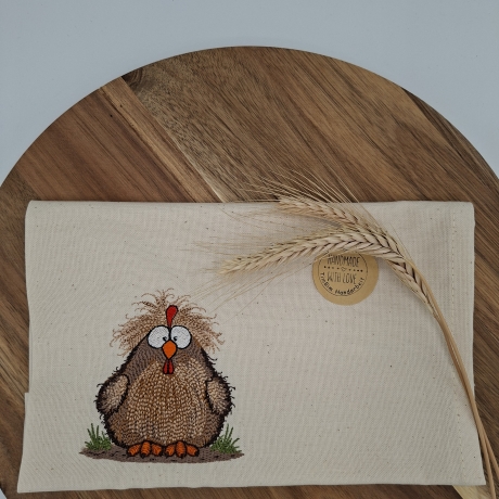 Küchenhandtuch Geschirrtuch Huhn