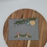 Küchenhandtuch Geschirrtuch Mäuse Weihnachten 