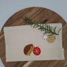 Küchenhandtuch Geschirrtuch Igel Weihnachten 
