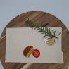 Küchenhandtuch Geschirrtuch Igel Weihnachten 