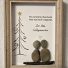 Steinbild zu Weihnachten – Geschenk für Lieblingsmenschen