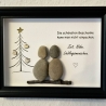 Steinbild zu Weihnachten – Geschenk für Lieblingsmenschen