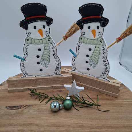 Adventskalender Schneemann 