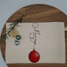 Küchenhandtuch Geschirrtuch Kugel Weihnachten 