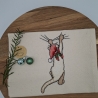Küchenhandtuch Geschirrtuch Katze Weihnachten 