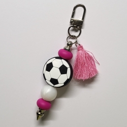 Anhänger Fußball Silikonperlen