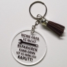transparenter Acryl Anhänger Spruch mit Vater siehe Foto