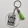 transparenter Acryl Anhänger Spruch mit Oma siehe Foto