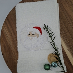 Gästehandtuch Weihnachtsmann