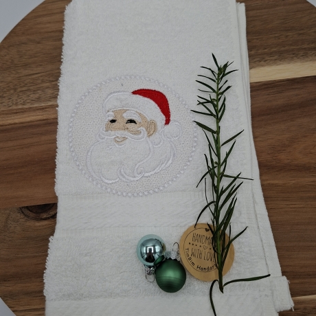 Gästehandtuch Weihnachtsmann