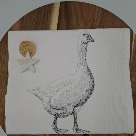 Küchenhandtuch Geschirrtuch Gans