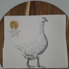 Küchenhandtuch Geschirrtuch Gans