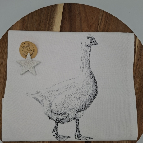 Küchenhandtuch Geschirrtuch Gans