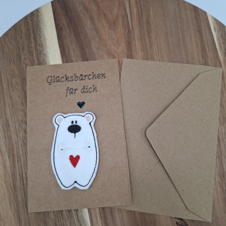 Karte Glücksbär 