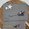 Küchenhandtuch Dackel Weihnachten 
