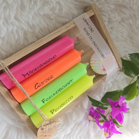 Nimm dir was du brauchst Kerzen/Aufmunterung/Mitbringsel/Geschenk