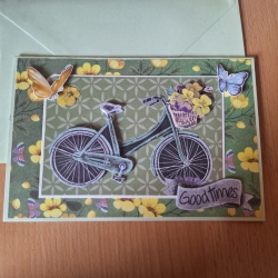 Grußkarte Für alle Anlässe, Glückwunschkarte, Karte floral