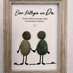 Steinbild Kollegin – Geschenk & Dankeschön für Lieblingskollegin