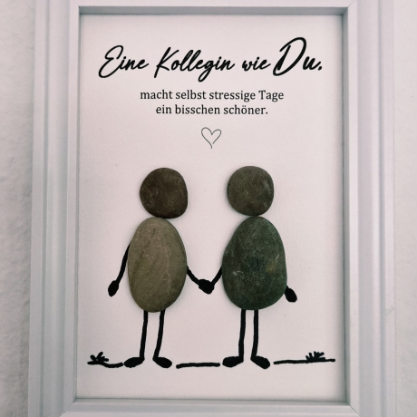 Steinbild Kollegin – Geschenk & Dankeschön für Lieblingskollegin