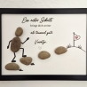 Steinbild Motivation – Geschenk für Neuanfang & neue Ziele