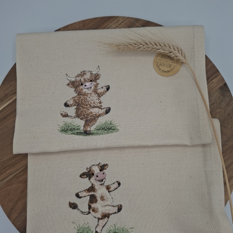 Küchenhandtuch Kühe
