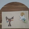 Küchenhandtuch Elch Weihnachten 