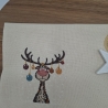 Küchenhandtuch Elch Weihnachten 