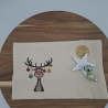 Küchenhandtuch Elch Weihnachten 