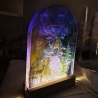 Handgemachte Resin Lampe Märchenwelt Pilzhaus Fantasy LED Deko