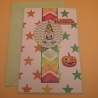 Halloween Karte,  Grußkarte Zu Halloween,  Sterne,  Zwerg