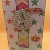 Halloween Karte,  Grußkarte Zu Halloween,  Sterne,  Zwerg