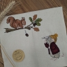 Küchenhandtuch Geschirrtuch Maus Eichhörnchen 