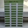 Stickerbogen Etiketten Green with envy