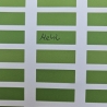 Stickerbogen Etiketten Green with envy